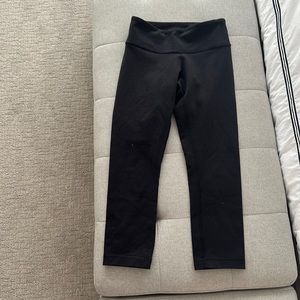 Black crop lululemon size 2 leggings